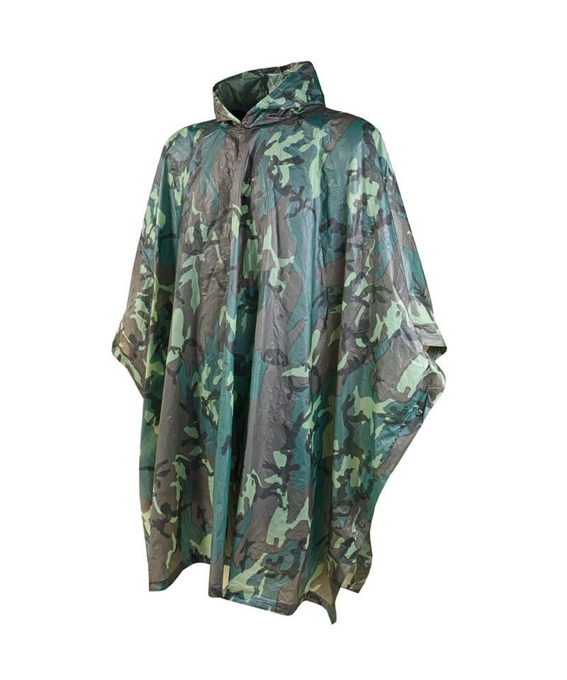 Poncho in PVC Camouflage 16002