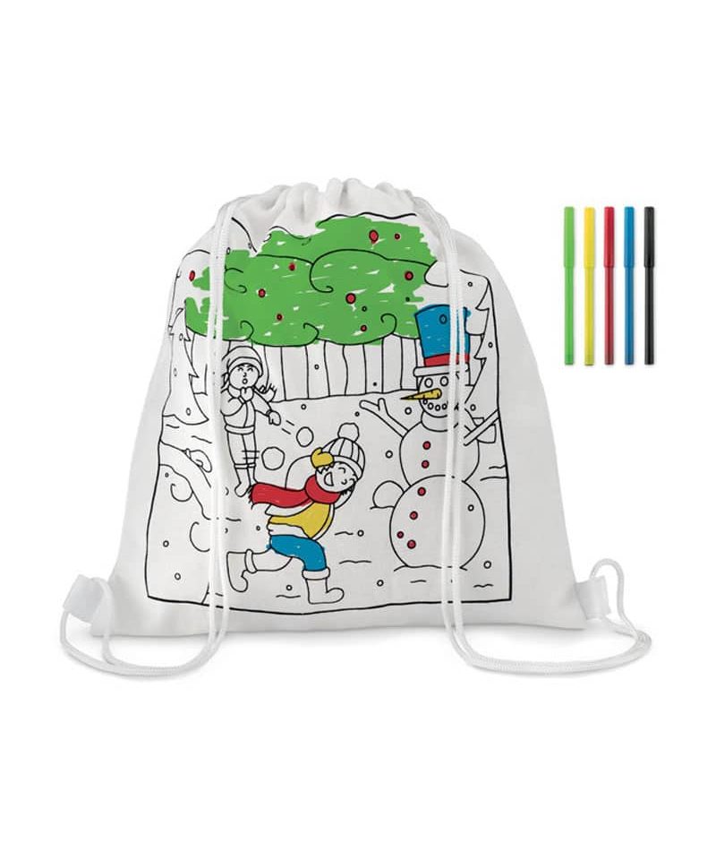 kit da disegno natalizio con sacca CX1432