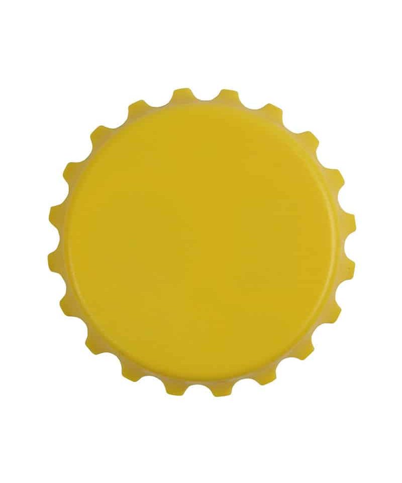 Apribottiglie a forma di tappo 16401 28 Apribottiglie e svita tappi calamitato 05054 giallo 3