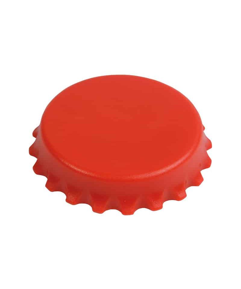 Apribottiglie a forma di tappo 16401 32 Apribottiglie e svita tappi calamitato 05054 rosso