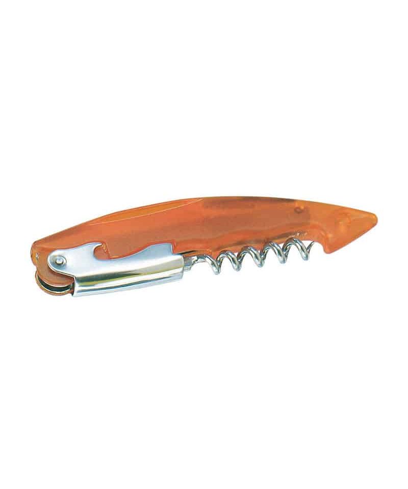 Apribottiglie in plastica trasparente 04007 arancio