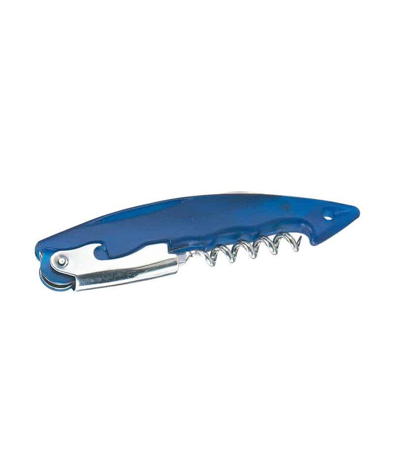 Apribottiglie in plastica trasparente 04007 blu
