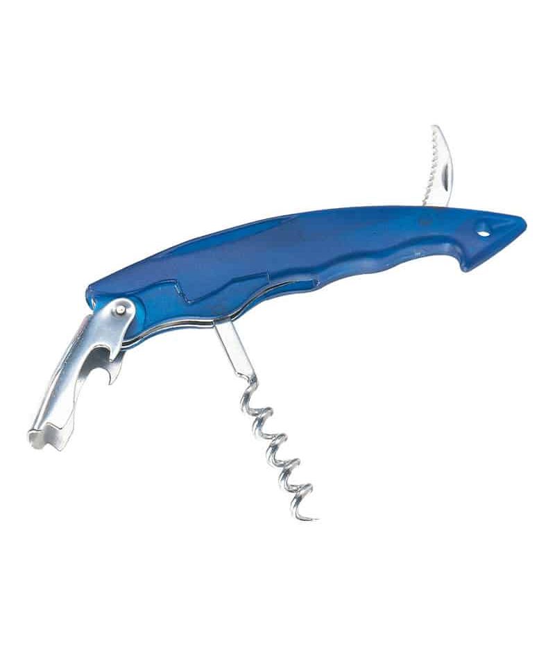 Apribottiglie cavatappi in plastica trasparente 04007