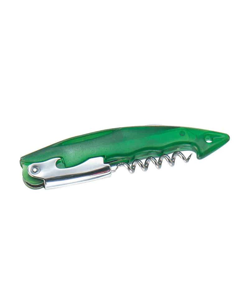 Apribottiglie in plastica trasparente 04007 verde