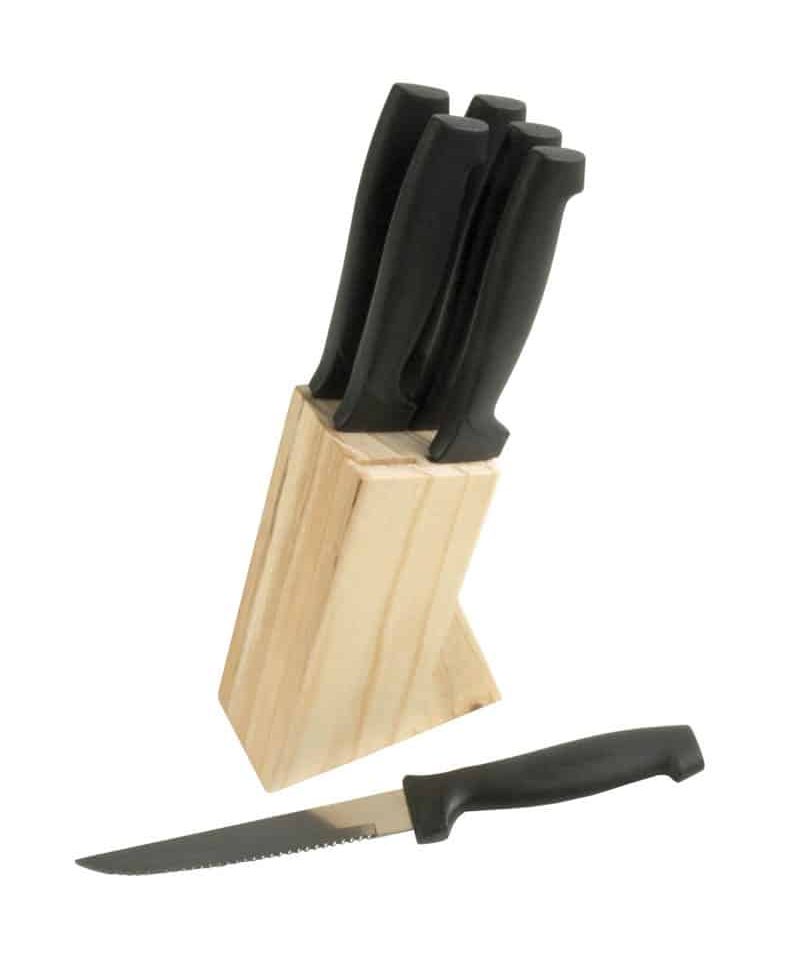 Ceppo Coltelli in legno personalizzato 12492