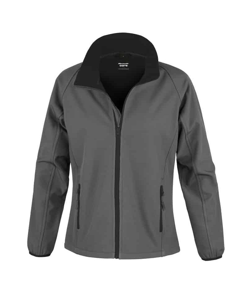 Giubbotto Softshell Donna Result RER231F 19 Giubbotto Softshell Donna Result RER231F grigio