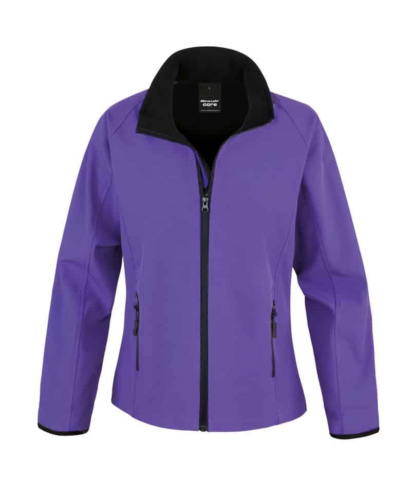 Giubbotto Softshell Donna Result RER231F 15 Giubbotto Softshell Donna Result RER231F viola