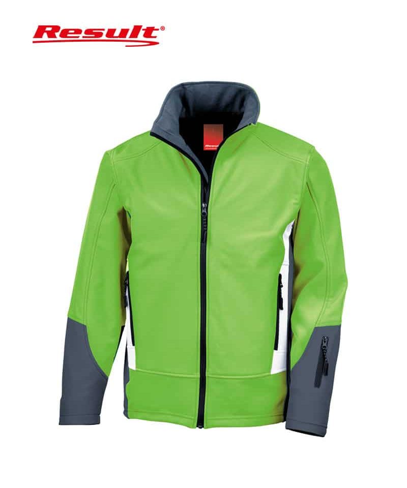 Giacca Softshell Unisex Result RER119X 6 Giacca Softshell uomo RER119 verde lime