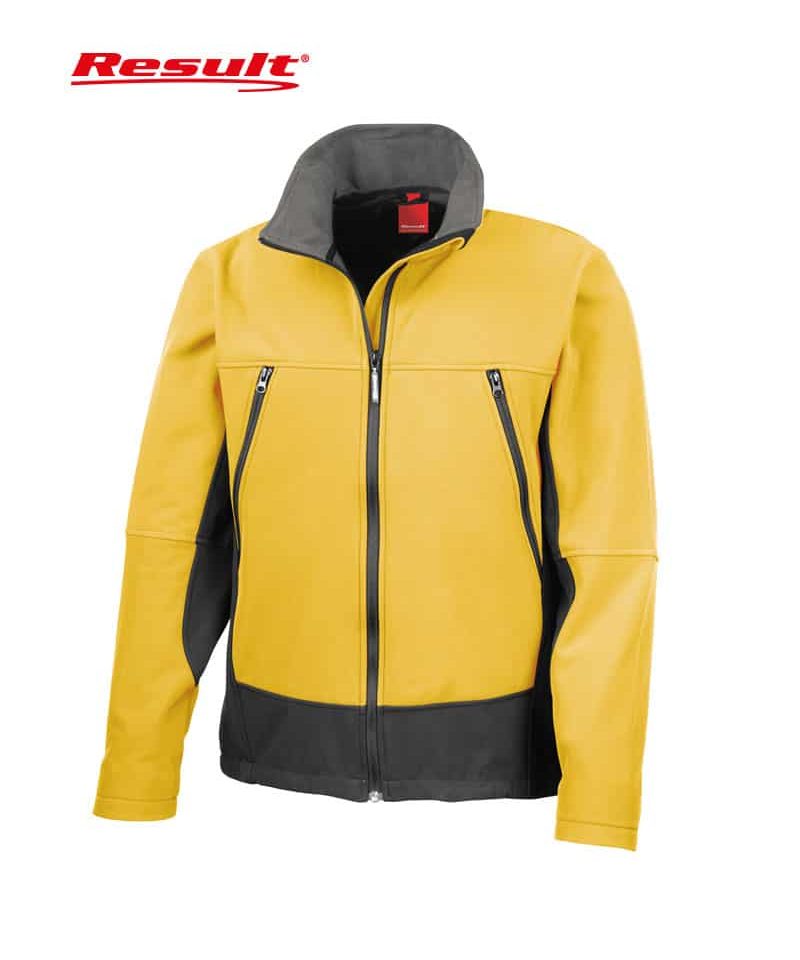 Giacca Softshell Unisex Result RER120 8 Giacca Softshell Unisex Result RER120 giallo