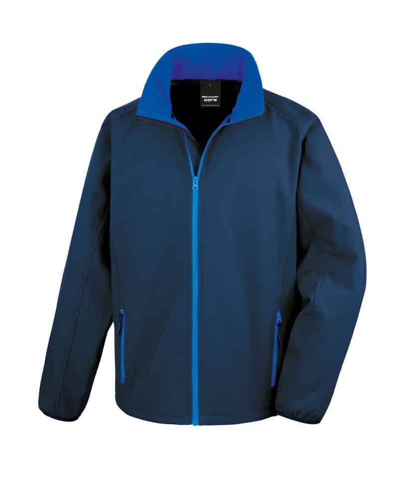 Giubbotto Softshell Uomo Result RER231M 4 Giubbotto Softshell Uomo Result RER231M blu navy