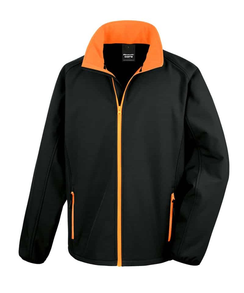 Giubbotto Softshell Uomo Result RER231M 5 Giubbotto Softshell Uomo Result RER231M nero arancio