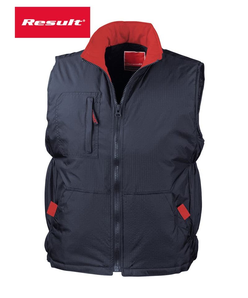 Gilet-Imbottito-Antipioggia-Result-RER66-blu-rosso