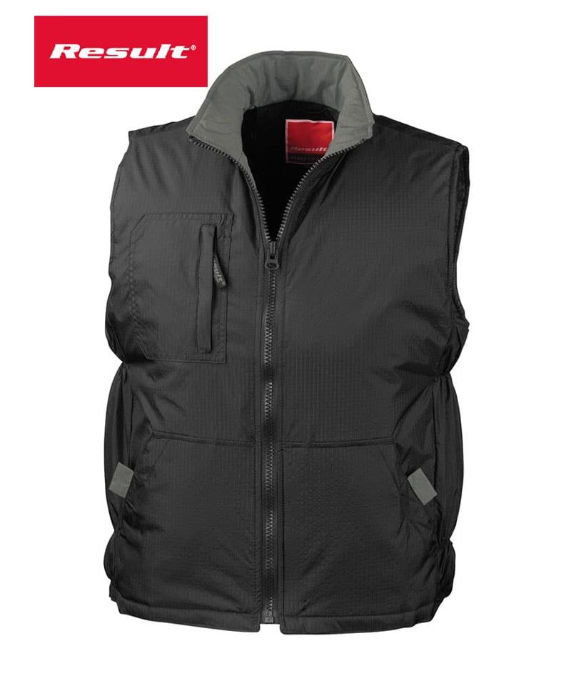 Gilet Imbottito Antipioggia Result RER66 6 Gilet-Imbottito-Antipioggia-Result-RER66-nero-grigio