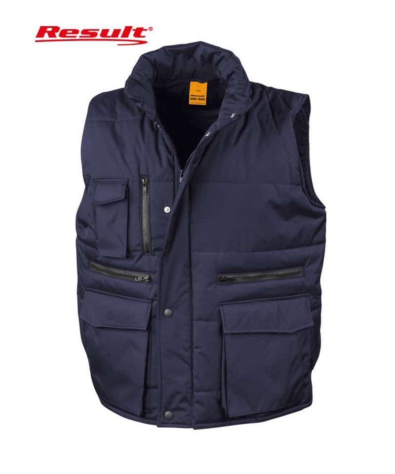 Gilet imbottito Antivento impermeabile Result RER127 3 Gilet imbottito Antivento impermeabile Result RER127 blu navy