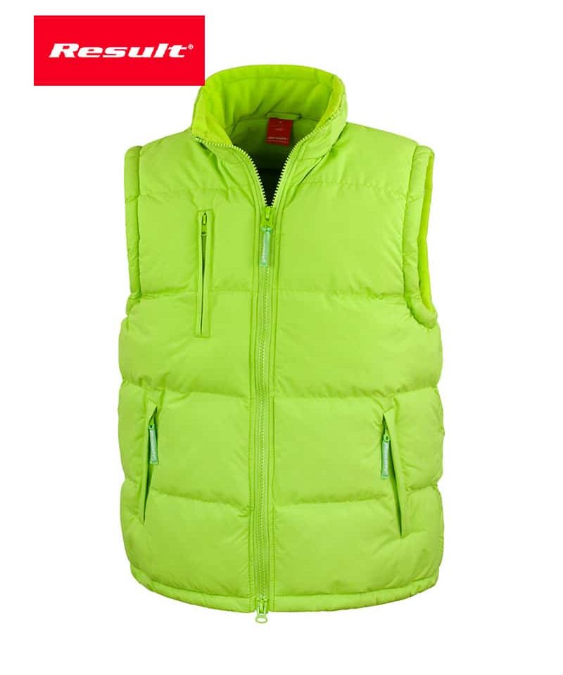 Gilet-imbottito-antipioggia-Result-RER88A-verde-lime