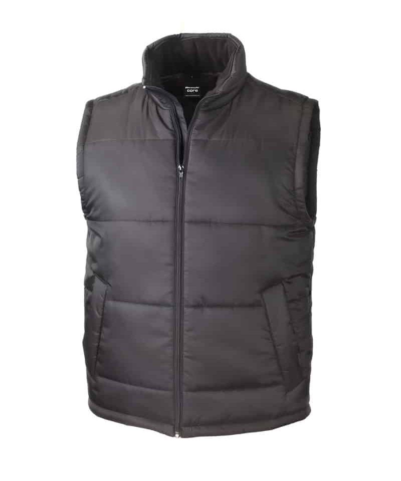Gilet unisex imbottito Result RER208X nero