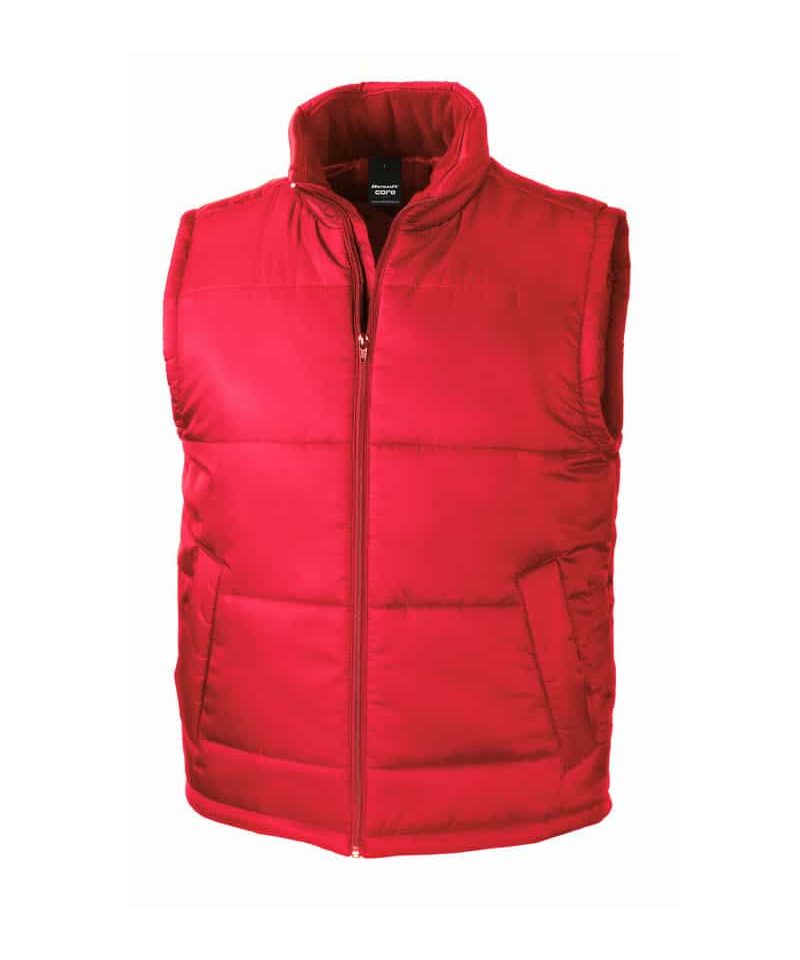 Gilet unisex imbottito Result RER208X rosso
