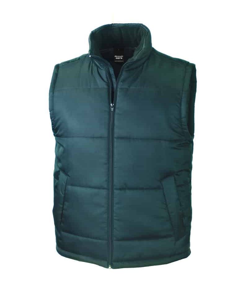 Gilet unisex imbottito Result RER208X verde bottiglia