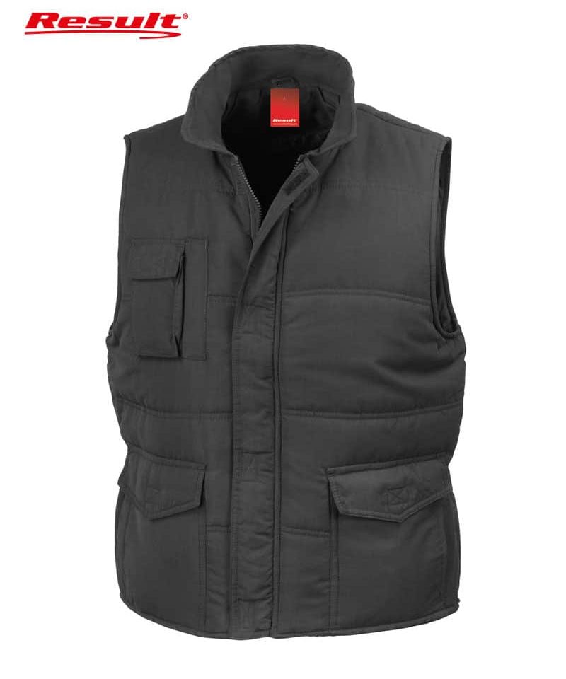 Gilet Imbottito Unisex Antipioggia Result RER94 6 Gilet Imbottito Unisex Antipioggia Result RER94 nero