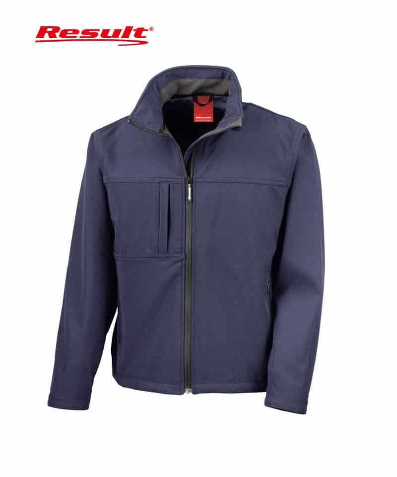 Giacca Softshell Unisex Result RER121 3 Giubbotto Softshell Result R121 blu navy