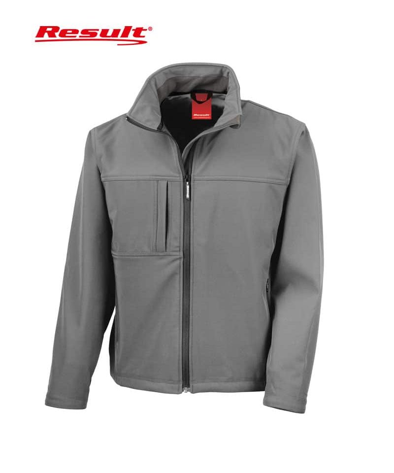 Giacca Softshell Unisex Result RER121 4 Giubbotto Softshell Result R121 grigio