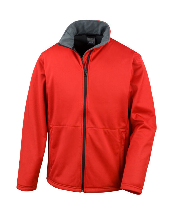 Giacca Softshell Uomo Unisex Result RER209X rosso