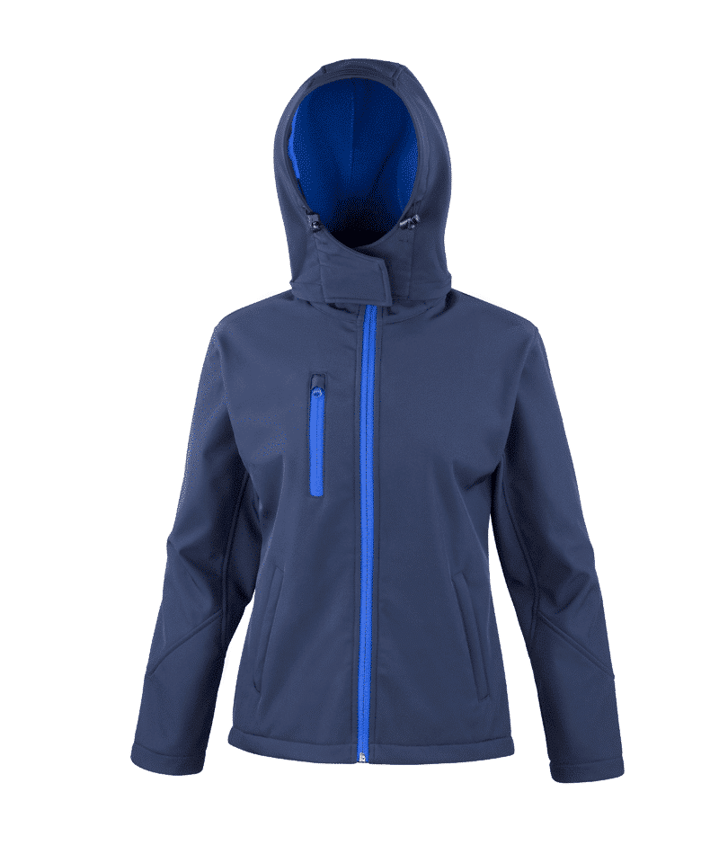 Giacca Softshell Donna Result RER230F 10 Giacca Softshell Donna Result RER230F blu navy