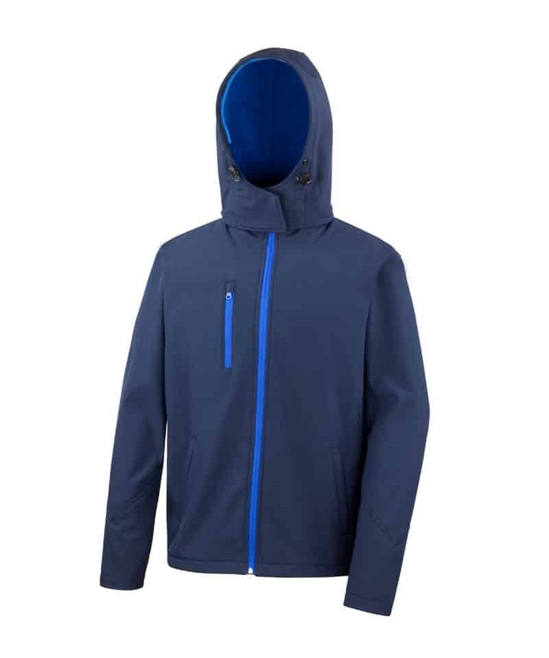 Giacca Softshell Uomo Unisex Result RER230M 2 Giubbotto softshell result R230M blu navy 1