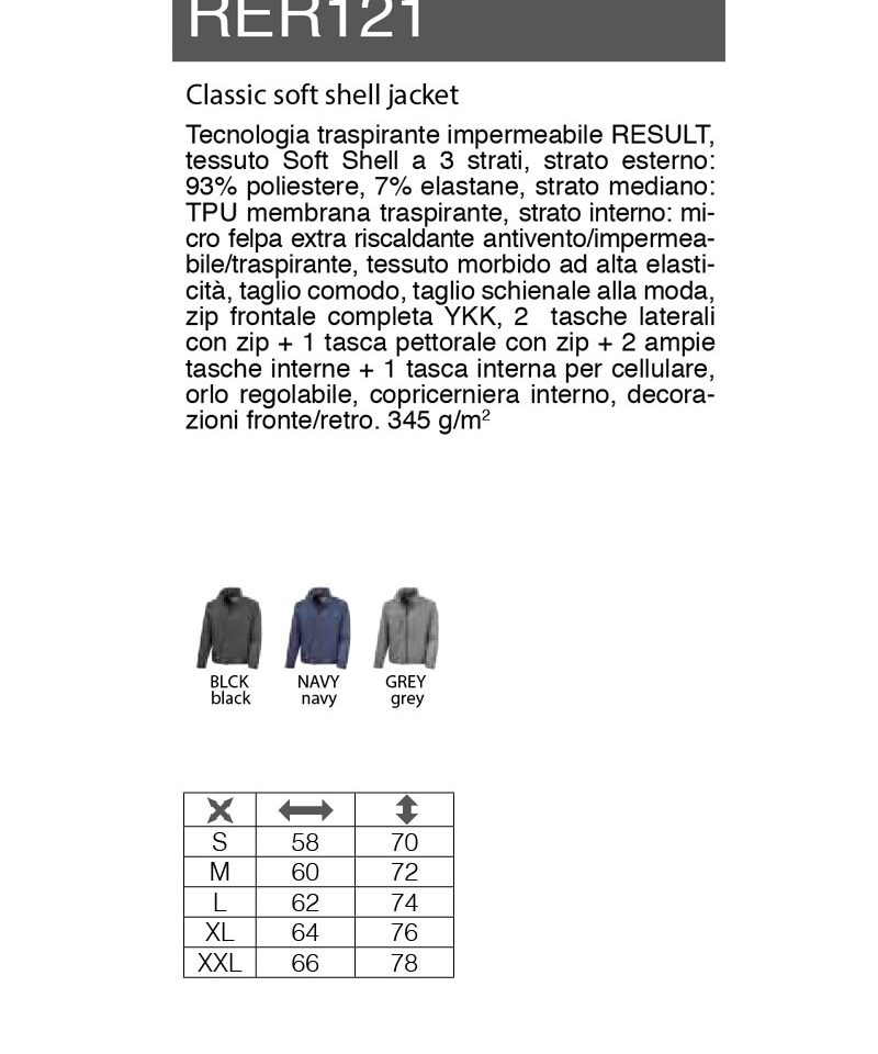 Giacca Softshell Unisex Result RER121 6 REr121 1