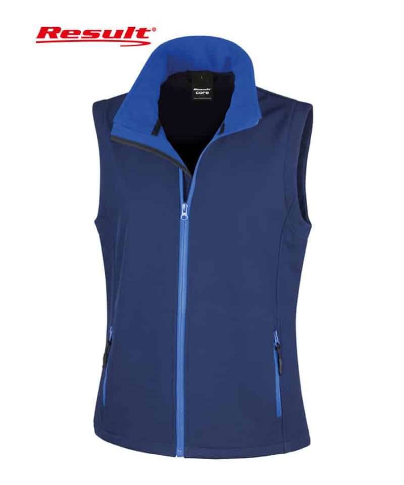 Gilet Softshell donna Result RER232F 16 Gilet Softshell donna Result RER232F blu navy