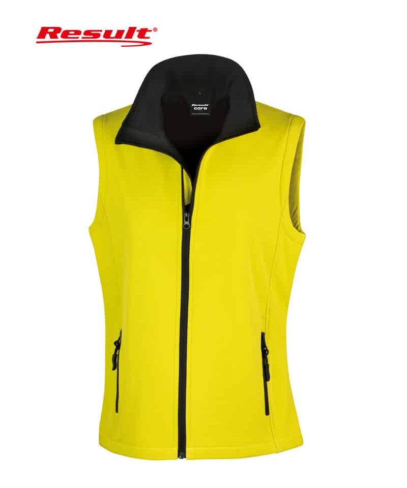 Gilet Softshell donna Result RER232F 15 Gilet Softshell donna Result RER232F giallo