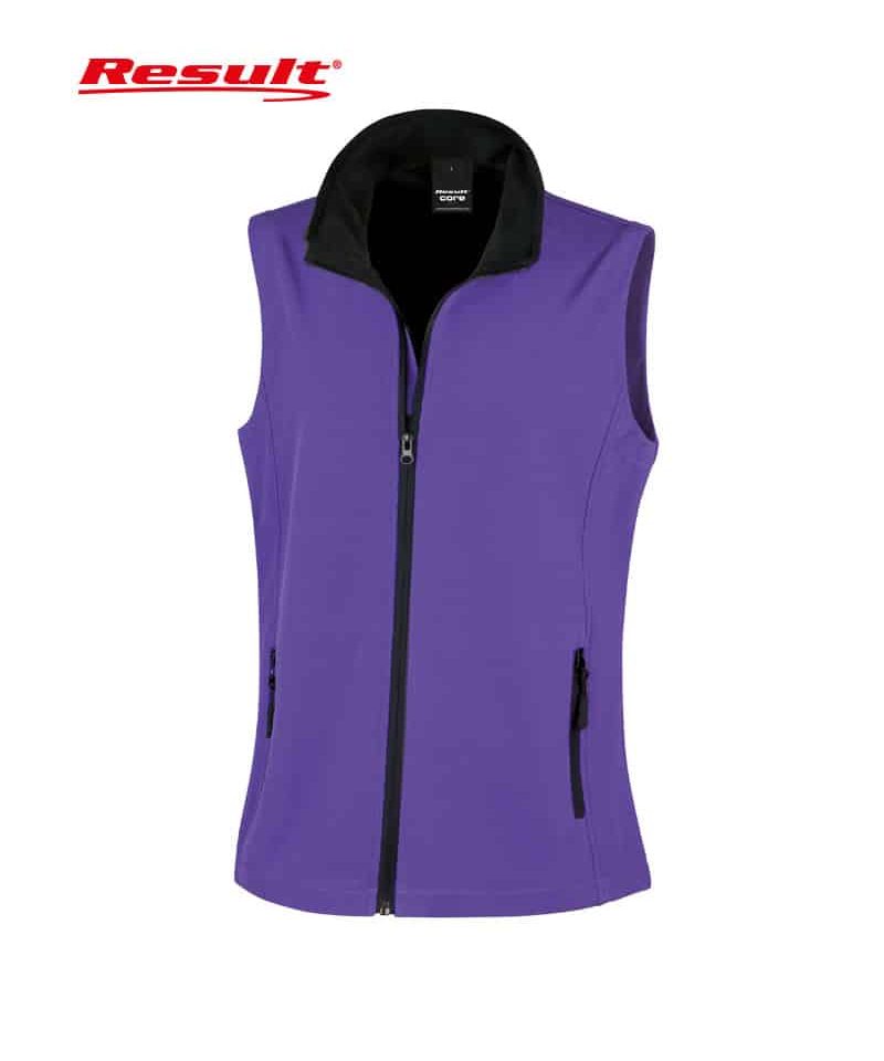 Gilet Softshell donna Result RER232F 12 Gilet Softshell donna Result RER232F viola