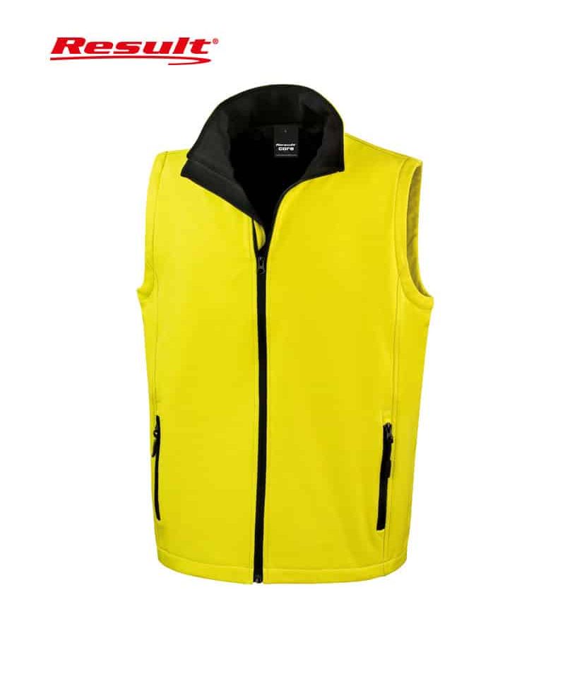 Gilet Softshell Uomo Result RER232M 10 Gilet Softshell Uomo Result RER232M giallo nero