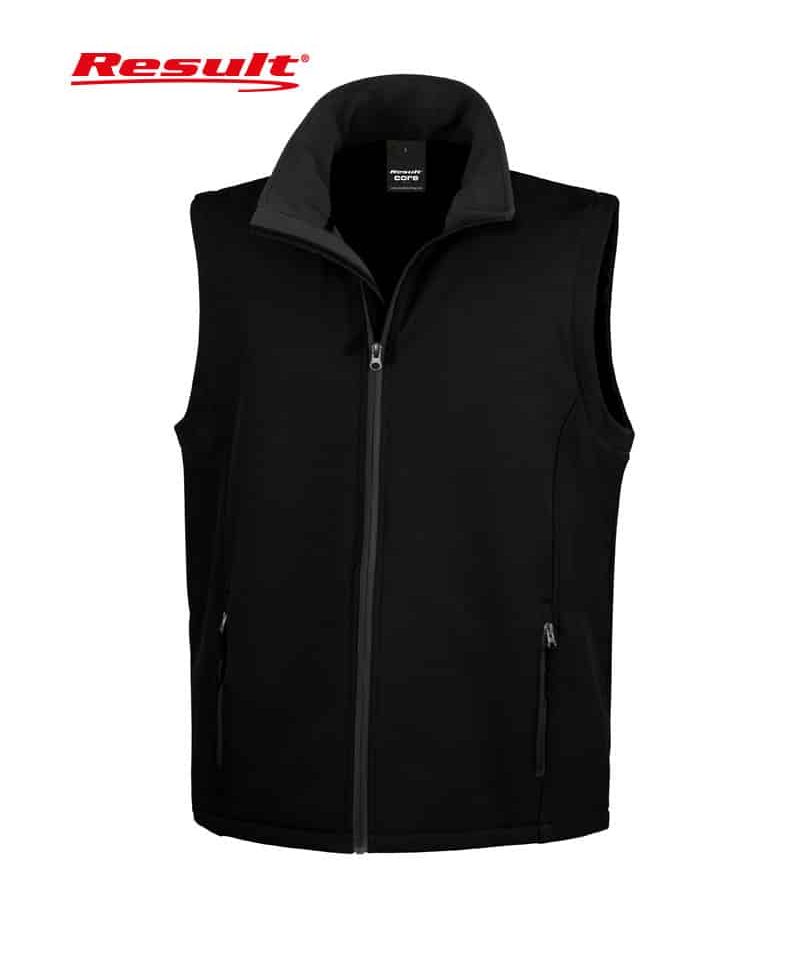 Gilet Softshell Uomo Result RER232M 15 Gilet Softshell Uomo Result RER232M nero