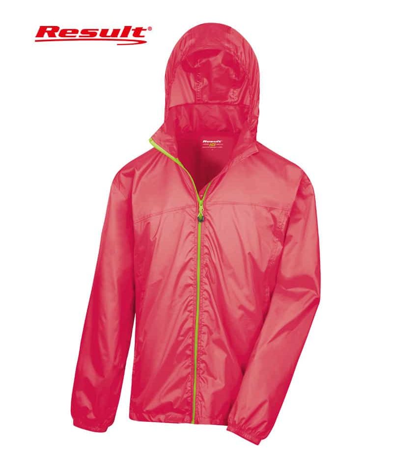 Kway unisex richiudibile antipioggia Result RER189X 11 Kway unisex richiudibile antipioggia Result RER189X rosso