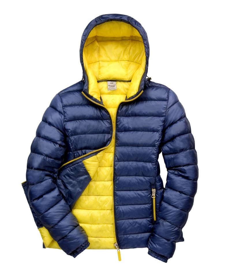Piumino donna leggero imbottito Result RER194F blu navy