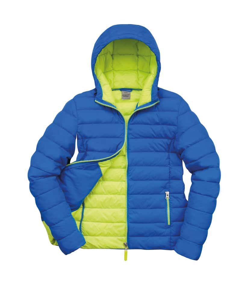 Piumino donna leggero imbottito Result RER194F royal-verde