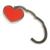 Gancio appendiborsa a forma di cuore 10912 1 Gancio appendiborsa in metallo a forma di cuore 10912