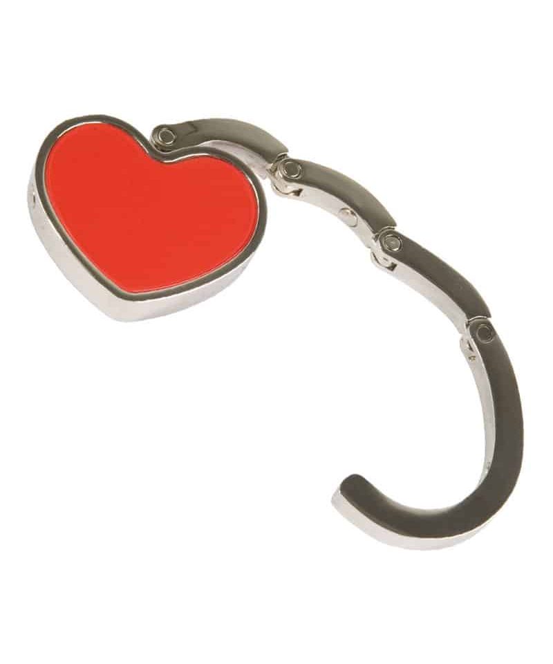 Gancio appendiborsa a forma di cuore 10912