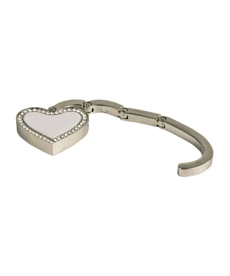 Gancio appendiborse a forma di cuore 12907