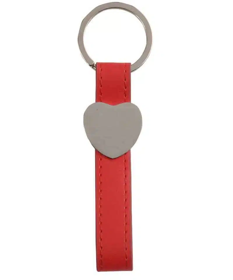 Portachiavi con cuore in metallo 09903 2