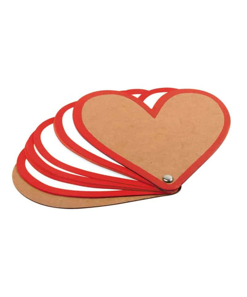 Quaderno a forma di cuore GT40056