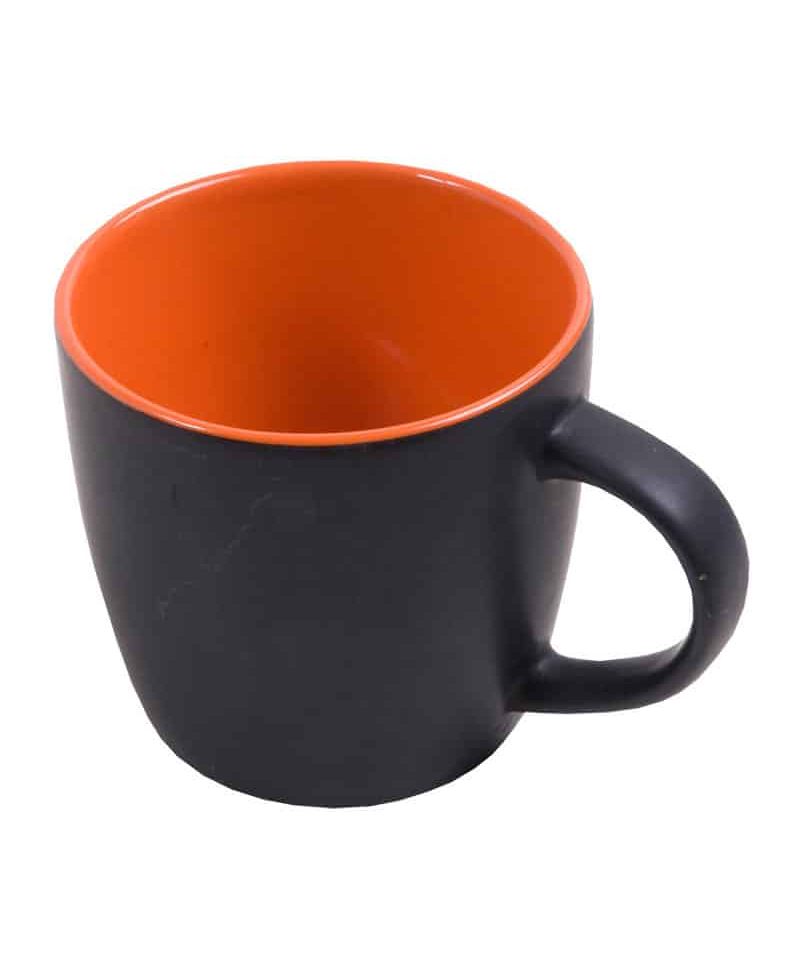 Tazze nere SP12406 12 tazze-nere-con-interno-colorato-12406s-arancione