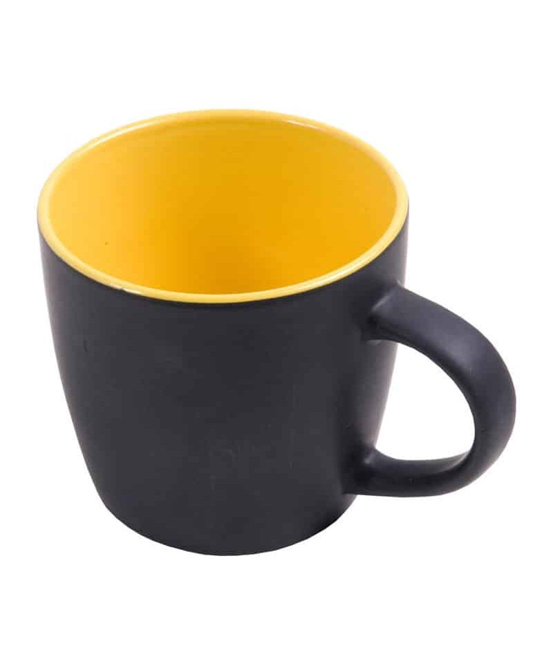 Tazze nere SP12406 11 tazze-nere-con-interno-colorato-12406s-giallo