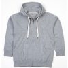 Felpa Uomo con Cappuccio e Zip intera Mantis MAM83 1 Felpa Uomo con Cappuccio e Zip intera Mantis MAM83 grigio chiaro