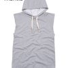 Felpa senza maniche donna con cappuccio Mantis MAM113 1 Felpa-senza-manica-donna-con-cappuccio-Mantis-MAM113