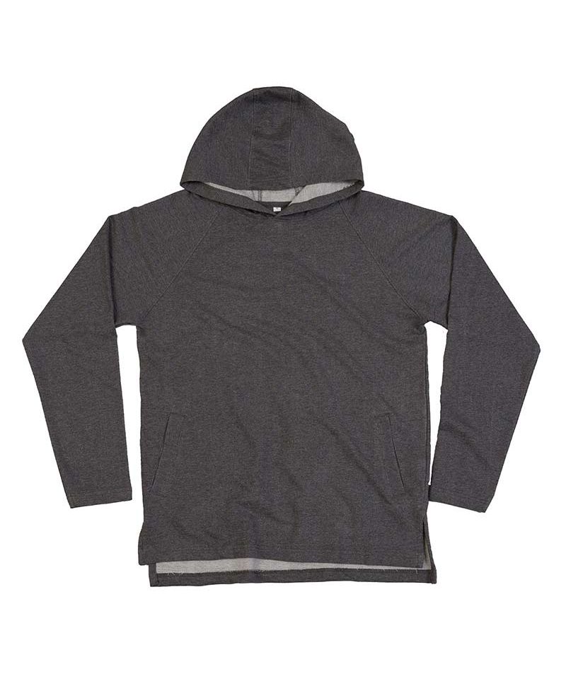 Felpa-unisex-con-cappuccio-mantis-mam132-grigia-carbone