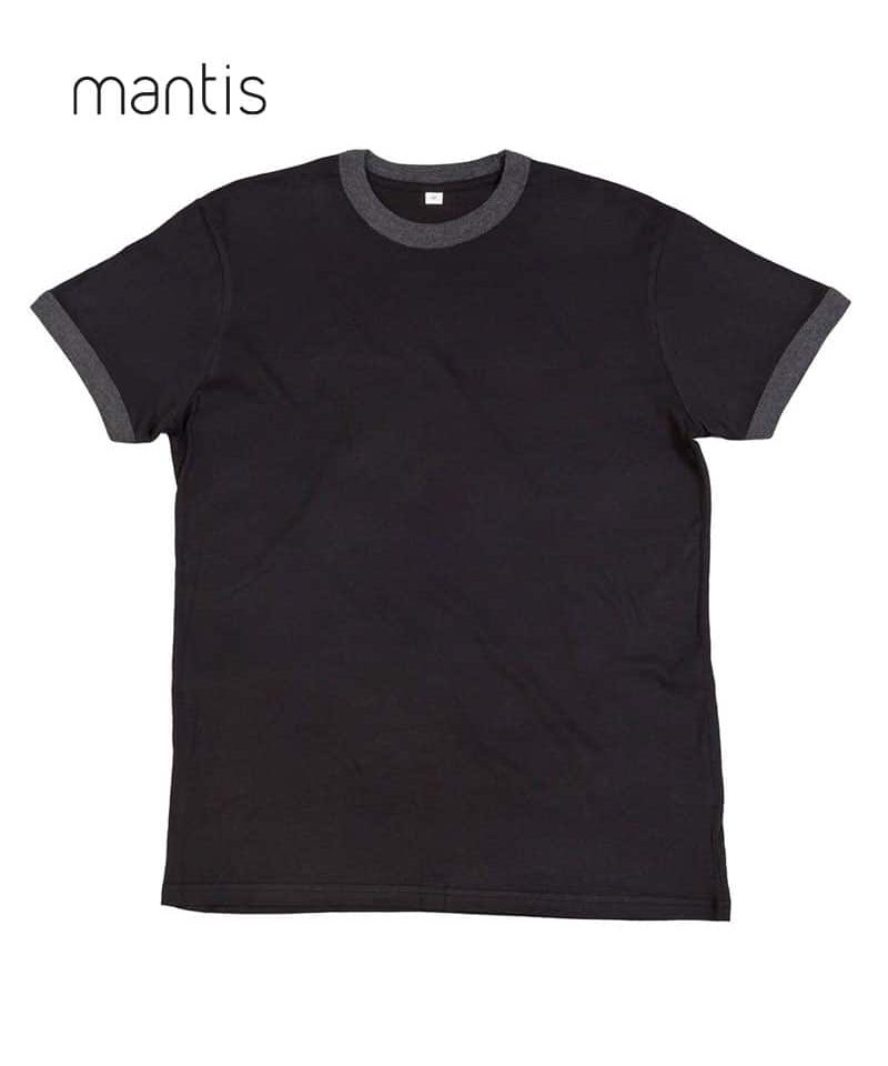 T-shirt in cotone organico bicolore Mantis MAM175 6 Maglia-uomo-bicolore-in-cotone-organico-Mantis-MAM175-nero-grigio