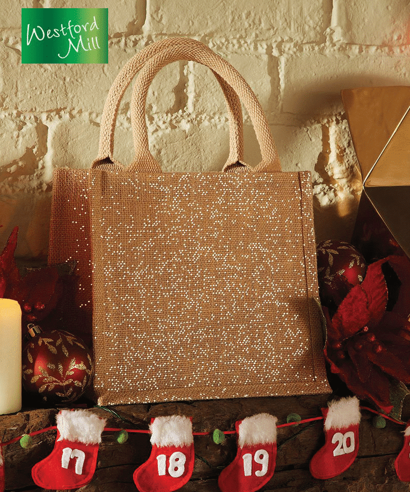Shopper in juta metallizzata Westford Mill W431