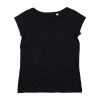T-shir donna manica corta cotone organico Mantis MAM114 2 T-shir-donna-manica-corta-cotone-mantis-mam114-nera